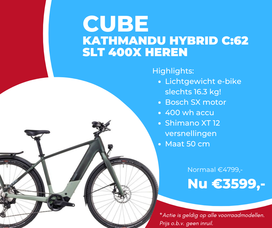 Cube KATHMANDU HYBRID C:62 SLT 400X Heren