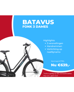 Aanbieding Batavus Fonk 3 dames