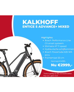 Aanbieding Kalkhoff Entice 5 Advance Plus Mixed 53 cm