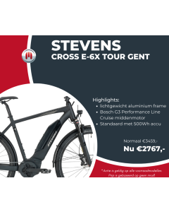 Aanbieding Stevens Cross E-6X Tour Gent