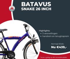 Aanbieding Batavus Snake 26 inch