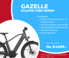 Aanbieding Gazelle Eclipse C380 Heren
