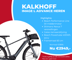 Aanbieding Kalkhoff Image L Advance heren