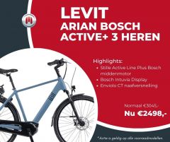 Aanbieding Levit ARIAN Bosch Active+ 3 Heren