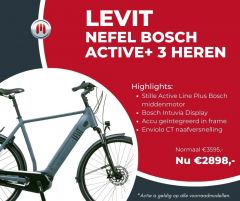 Aanbieding Levit Nefel Bosch Active+ 3 Heren