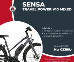 Aanbieding Sensa Travel Power V10 Mixed