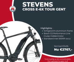 Aanbieding Stevens Cross E-6X Tour Gent