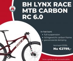 Aanbieding BH Lynx Race MTB Carbon RV 6.0